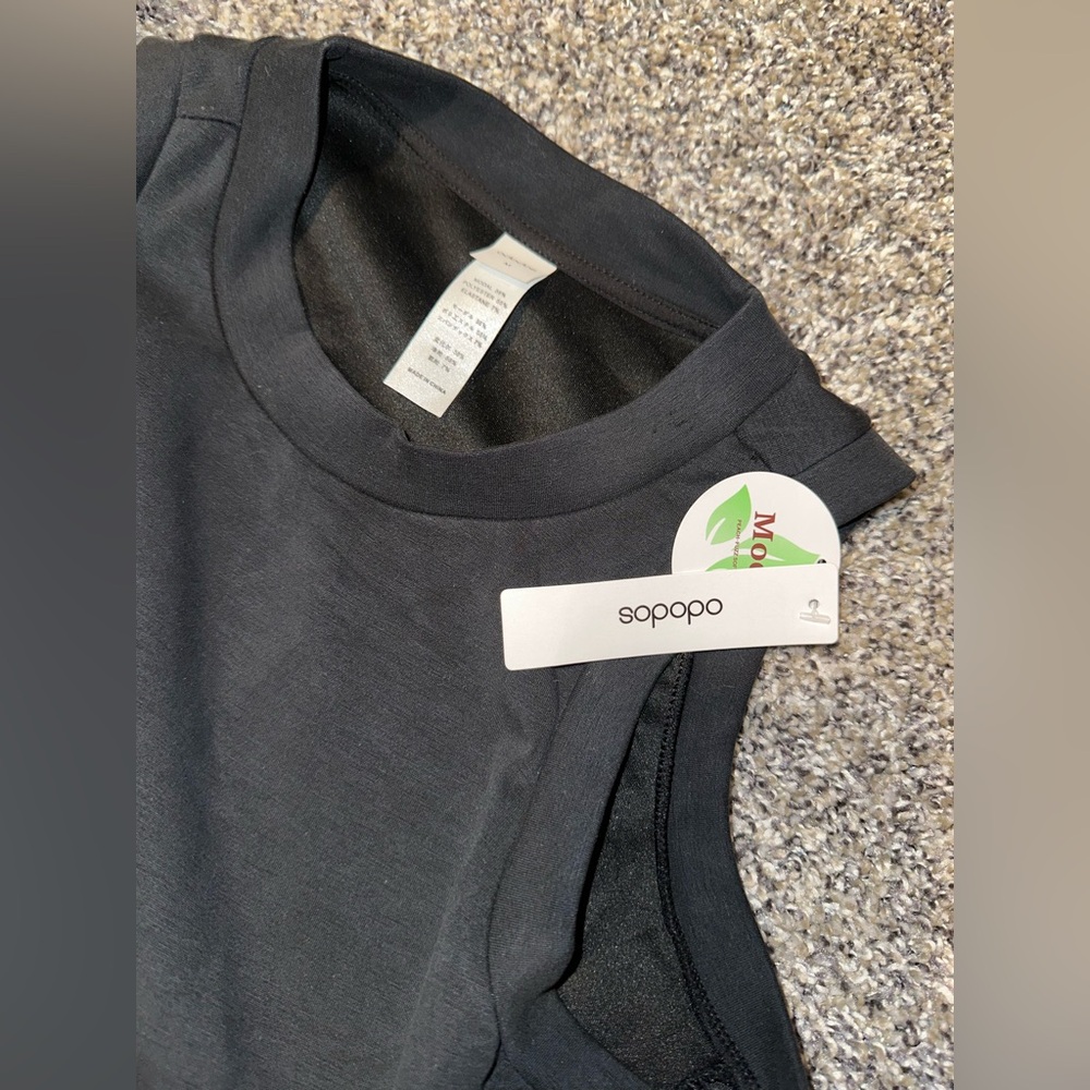 Ododos Black Athletic Dress Size M